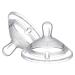 Chicco T tine Silicone Natural Feeling Flux Repas Bout Allong  x 2 6 Mois+
