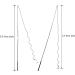 Horse Lunge Whip & Training Stick - 5.9ft with Detachable 6.3ft Drop - Ideal for Dogs and Horses - Black Color - Buy Online on GoSupps.com