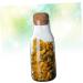 IMIKEYA Glass Storage Tank 3pcs Container Sealed Jar Dried Fruit Wooden Glass Sealed Cans 1 - Buy Online on GoSupps.com