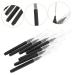 FOMIYES 100pcs Eyebrow Brush Tool Set - Spoolie & Brow Comb for Lash & Brow Lamination Supplies - Stainless Steel 304 - Perfect for Eyebrow Grooming & Eyelash Care - Buy Online on GoSupps.com