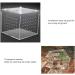 Acrylic Reptile Breeding Box Transparent Live Food Storage Insect Viewing Box for Spider Crickets Snails Hermit Crabs Tarantulas Geckos 3.9x3.9x3.5inch - Buy Online on GoSupps.com