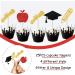 Congrats Grad Topper from Student to Teacher Graduation 25PCS Teacher Class of 2023 Cake Topper Graduate Party Cake Decor black and red Teacher Graduation Party - Buy Online on GoSupps.com