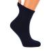 AWS/American Made Diabetic Ankle Socks with Non-Binding Top and Seamless Toe 3 Pairs (Dark Navy Shoe Size: 9-11 (40-44 EU))