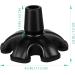 Milisten Rubber Cane Tip Self Standing Support Base Foot Pad Replacement 6 Leg Attachment for Terrain Walking Stick 19mm - Buy Online on GoSupps.com