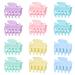 HAPPY FINDING 12 PCS Hair Claw Clips 1.18 Inches Medium Size Hair Claws Hair Styling Butterfly Hair Clamp for Women Girls (multi color)