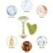 Premium Jade Roller & Gua Sha Facial Tools - Skin Massager for Face Neck & Eye Care | Best Facial Roller for Glowing Skin - Buy Online on GoSupps.com
