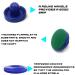 Inscoul Air Hockey Pushers and Pucks Set - 4 Pushers, 8 Pucks - Blue & Red - Buy Online on GoSupps.com