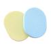 2PCS 1.5cm Thickness Oval Shape Portable Soft Powder Puff Make Up Cosmetic Facial Cleansing Exfoliating Sponge Puff Natural Seaweed Cleansing Puff Deep Clean Foam Pad for Makeup Removal(Color Random)