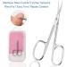 Nail Cuticle Trimmer Scissors Smoothly Arc Shaped Design Manicure Cuticle Trimmer Scissors for Nail Salon - Buy Online on GoSupps.com