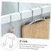 GLEAVI 3pcs Cabinet Hooks Key Hanger Hat Hooks Multi Hanger Hooks for Home Cupboard Wall Hanging - Buy Online on GoSupps.com
