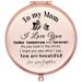 muminglong Frosted Compact Makeup Mirror for Mom from Daughter Birthday Ideas for Mom Mother-New hudie Mom nver