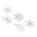 FRCOLOR Clips Pin Crystal for Hair Decorations Xmas Lady Flower Children Rhinestone Parties Snow Bridal Clear Wedding Shiny Rhinestones Silver Holiday Gorgeous Sparkly Party with