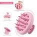 Serker Scalp Massage Brush - Silicone Shampoo Brush for Hair Growth Dandruff Reduction & Head Massage (Wet & Dry) - Pink - Buy Online on GoSupps.com