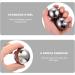 Gleavi Sports Toys: Stainless Steel Ball Roller Massage Device - 2 Pcs Metal Exercise & Stress Balls for Fitness - Buy Online on GoSupps.com