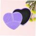 Angoily Silicone Brush Cleaner Makeup Sponge Makeup Brush Cleaner Sponge Makeup Cleaning Mat Brush Cleaning Silicone Daily Makeup Brush Cleaner Makeup Brush Purple Wet and Dry - Buy Online on GoSupps.com