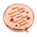Inspirational Gift for Women Girls Encouragement Gifts for Sister Compact Mirror for Friend Daughter Niece Motivational Gift Travel Makeup Mirror for Mom Aunt Graduation Birthday Gifts