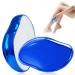 Crystal Hair Eraser for Women Crystal Hair Remover Painless Exfoliation Quick and Easy Painless Hair Removal Tool for Arms Legs and Back Portable Mild Hair Remover Reusable & Washable (Lake Blue)