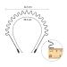 3 Pack Unisex Metal Headband Set - Spring Wave Hair Bands for Men and Women - Buy Online on GoSupps.com