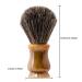 Magidal Handmade Ergonomic Razor Brush - Soft Shaving Cream Brush for Beard Grooming - High-Quality Brown Shaving Brush for Men - Buy Online on GoSupps.com