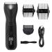 Pro Hair Clipper Body Hair Trimmer for Men Electric Balls Trimmer Body Groomer and Pubic Groin Hair Remover Waterproof LED Display Beard Shaver With Box