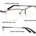 OENEYE 3 Pack Blue Light Blocking Reading Glasses for Men - Stylish Metal Frame Readers | Comfort Spring Hinges | Multicolor - 1.75x - Buy Online on GoSupps.com