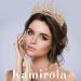 Kamirola Vintage Bridal Crown Princess Tiara Headband - Gold & White | Costume Party Accessories (TR19) - Buy Online on GoSupps.com