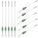 THKFISH Fishing Weights Bullet-Weights Carolina Ready Rigs Pre Rigged Carolina Rigs 1/5oz 1/4oz 3/8oz 10pcs Color A 1/5oz(5g)-10pcs