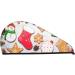 Christmas Gingerbread Cookies Microfiber Hair Towel | Soft Super Absorbent Coral Velvet Wrap for All Hair Types - Buy Online on GoSupps.com