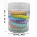 Candy Color 10 Piece Spiral Hair Ties - Multicolor No Crease Coils for Women and Girls - Buy Online on GoSupps.com