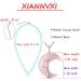 XIANNVXI Crystal Crescent Moon Necklace - Tree of Life Wire Wrapped Reiki Pendant for Women - Rose Quartz Healing Crystals Jewelry - Buy Online on GoSupps.com