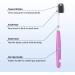 MitButy Charcoal Toothbrush - Pack of 6 | Ultra Soft Thin Bristles for Gentle Cleaning & Whiter Teeth - Buy Online on GoSupps.com