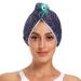 Cute Monsters Hair Towel 2 Pack Super Absorbent Hair Drying Towel Quick Dry Hair Turbans Head Towel with Button Twisty Wrap for Women Girls