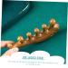 Magiclulu Wooden Scalp Massage Comb - Comfort & Style for Hairdressing | International Shipping - Buy Online on GoSupps.com