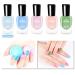 Abitzon 10 Bottle Nail Polish Set - Non-Toxic Eco-Friendly Easy Peel Off & Quick Dry Water Based Multicolor - Buy Online on GoSupps.com