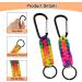 12 Premium Paracord Keychains - Braided Key Rings & Outdoor Accessories with Carabiner - Perfect for Camping & Personalization - Buy Online on GoSupps.com