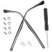 Lurrose Paper Towels 1 Pair Legs Transparent Metal Metal Sun Arm Legs Arm Legs End Tips Replacement Bracket Metal Bracket
