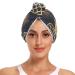 Pineapple Abstract Wallpaper Hair Towel 2 Pack Super Absorbent Hair Drying Towel Quick Dry Hair Turbans Head Towel with Button Twisty Wrap for Women Girls
