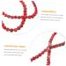 NUOBESTY 2pcs Imperial Stone Beads Bracelet Necklace Jewelry Making Beads Bead Bracelet Gemstone Stretch Bracelet Stone Beaded Bracelet Stone Bead Jewelry Beading Emperor Stone Turquoise Red 0.60X0.60X0.60CM - Buy Online on GoSupps.com