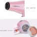 Hair Dryer Negative Ionic Fast Dry Low Noise Hair Dryer Professional Salon Hair Dryer with Diffuser Concentrator Styling - Buy Online on GoSupps.com