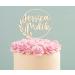 Personalized Natural Wood Cake Topper - 20 cm Birch Multiplex Decoration Accessory - Buy Online on GoSupps.com