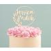 Alsino Personal Cake Topper - Sustainable Wood for Weddings Birthdays Baptisms & More | Customizable D cor - Buy Online on GoSupps.com