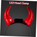 LIFKOME Devil Horns Headband Led Devil Ears Headband Glow in the Dark Halloween Devil Costume Accessory for Themed Party Cosplay Hairband Red - Buy Online on GoSupps.com