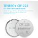 Buy Tenergy CR1225 3V Button Cell Batteries | 5 Pack for Thermometers Key Fobs Medical Devices & More - International Shipping Available - Buy Online on GoSupps.com