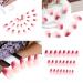 Sethexy Pink Coffin False Fingernails - 24 St Glossy Ballerina Press-On Acrylic Nail Tips for Women & Girls - Buy Online on GoSupps.com