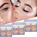Long Lasting Waterproof Highlighter Powder Palette - Shimmer Glow Bronzer Makeup - Buy Online on GoSupps.com
