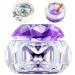 Nail Liquid Crystal Dish Nail Art Dappen Dish Crystal Glass Liquid Powder Cup Clear Diamond Manicure Bowl With Lid - Buy Online on GoSupps.com
