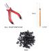 46 Hair Tinsel Kit with Tool - 12 Colors, 3600 Strands - Sparkling Fairy Hair Extensions for Women and Girls - Buy Online on GoSupps.com