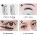 Heated Eyelash Curler Electric Eyelash Curlers Portable Heated Eyelash Clip for Make Up Rechargeable with 3 Modes and Memory Function for Long Lasting Curls Naturally Eyelashes (White) - Buy Online on GoSupps.com