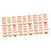 Ibasenice 72 STK Halloween-Toother Set Joke teeth for adults Hinterw ldler teeth vampire prosthesis teeth dentures made of plastic fake werewolf teeth funny pvc child braces different colors x 3 pieces 6x4cmx3pcs