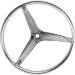 Yaegarden Stainless 3 Spoke Sports Boat Steering Wheel | Marine Steering Wheel 13-1/2 Dia with Turning Knob - Buy Online on GoSupps.com